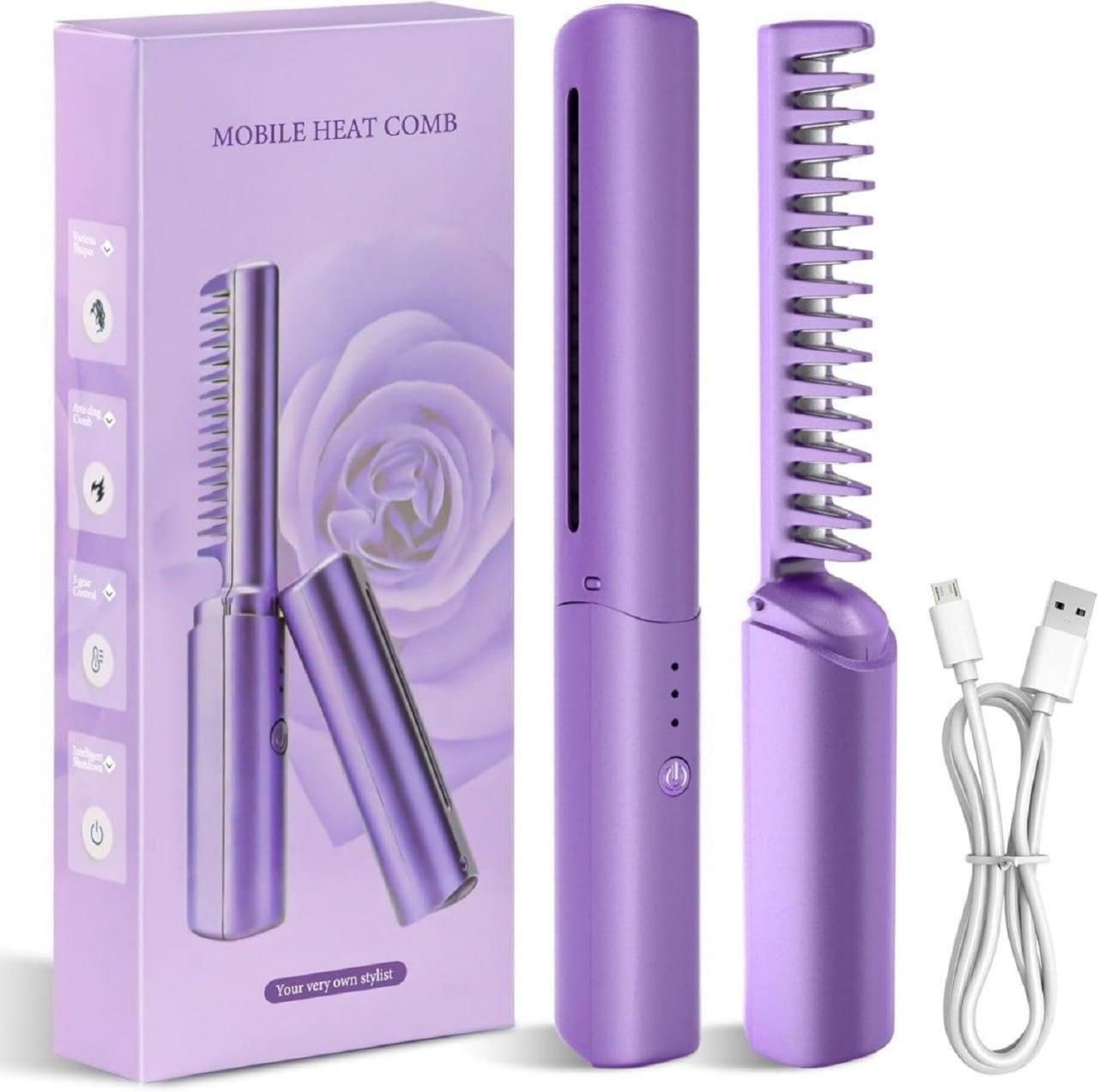 Vivera Portable Rechargeable hair Straightener Hot Comb